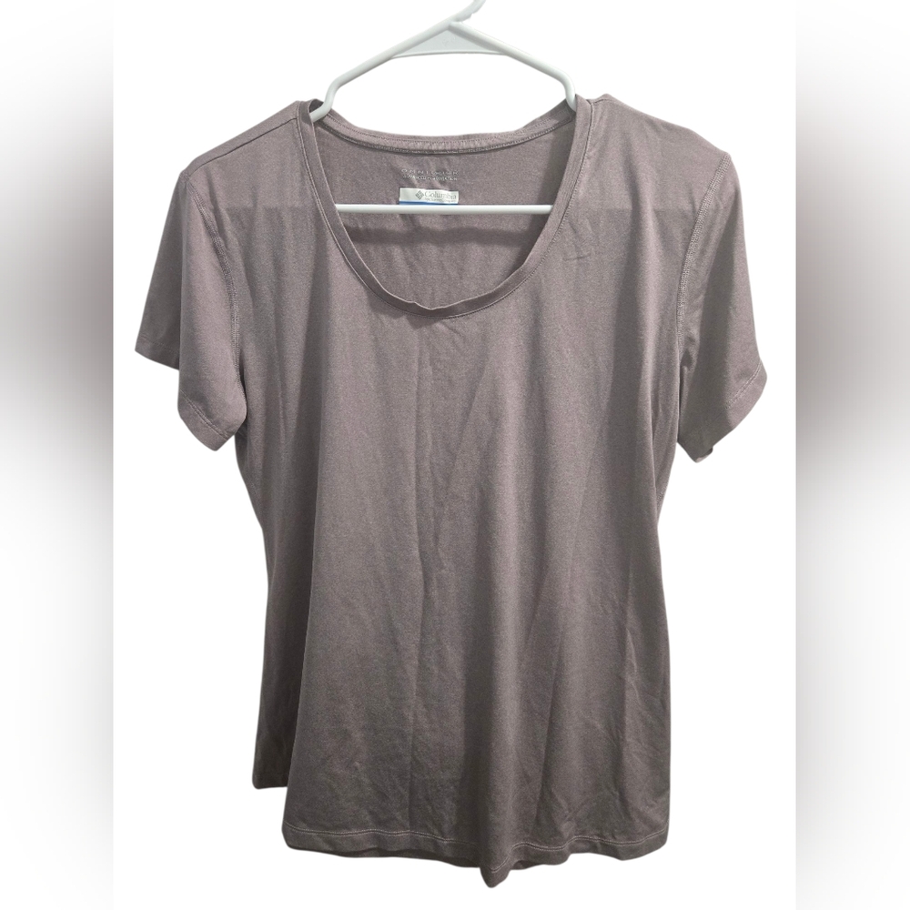 Women's Large Columbia Omni-Wick Purple Shirt
